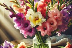 flowers-colored-gladioli